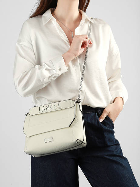 Shoulder Bag Ninon Leather Lancel White ninon A13782 other view 1