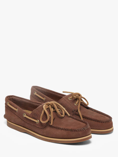 Boat Shoes In Leather Timberland Brown men 4187EIV1 other view 1