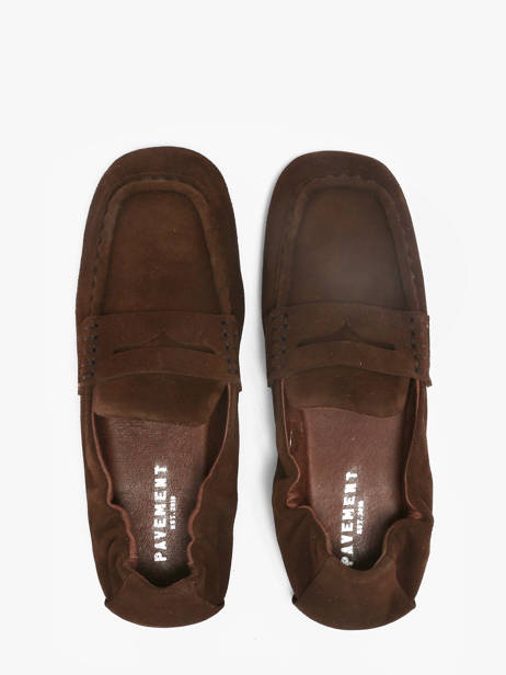 Moccasins In Leather Pavement Brown women 1 other view 3