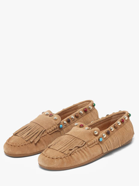 Moccasins In Leather Inuovo Brown women 29015CTN other view 1