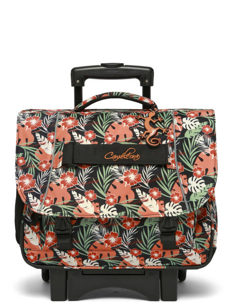 2-compartment Wheeled Satchel Futur Cameleon Multicolor futur CR38 other view 8