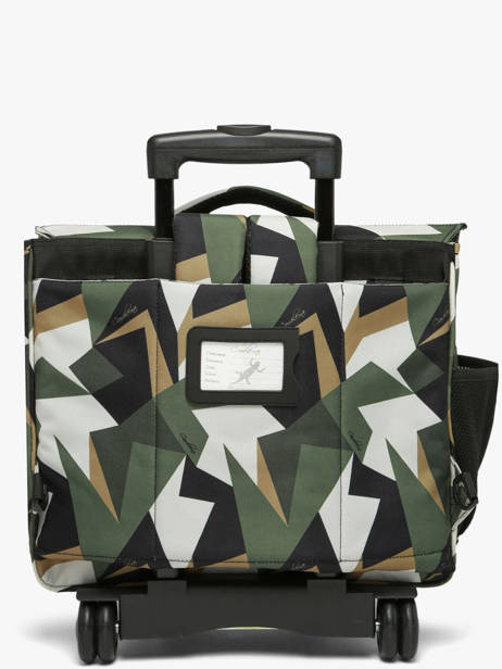 3-compartment Wheeled Satchel Futur Cameleon Multicolor futur CR41 other view 6