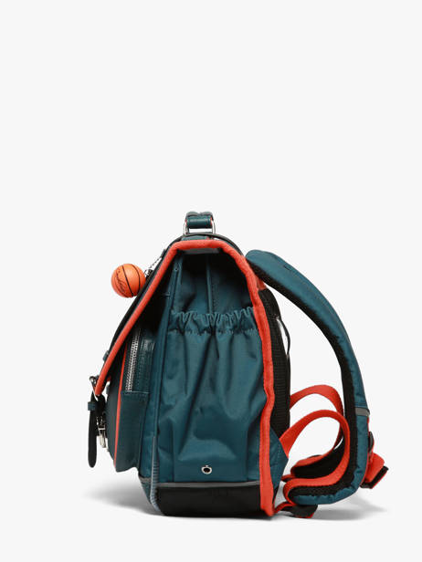 Satchel For Kids 2 Compartments Vintage Urban Cameleon Blue vintage urban CA35 other view 3