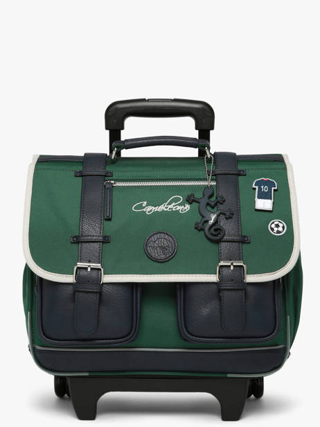 Wheeled Schoolbag 2 Compartments Vintage Urban Cameleon Green vintage urban CR38