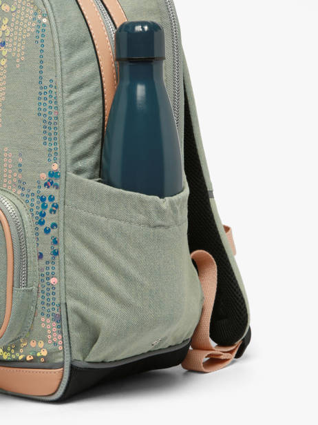 2-compartment Backpack Vintage Fantasy Cameleon Green vintage fantasy SO40 other view 6