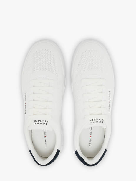Sneakers In Leather Tommy hilfiger White men 5823YBS other view 3