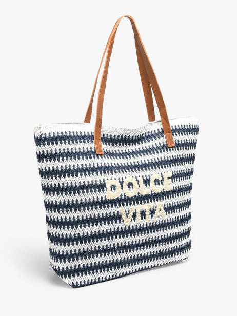 Shoulder Bag Plage Gerard pasquier Blue plage P26034 other view 1