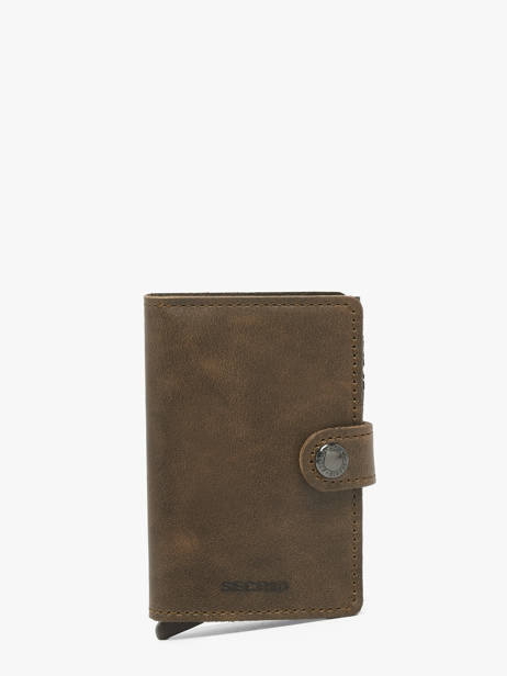 Vintage Leather Card Holder Secrid Brown vintage MV