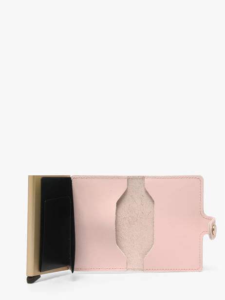 Leather Original Card Holder Secrid Pink original MO other view 1