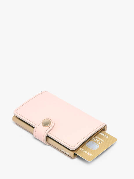 Leather Original Card Holder Secrid Pink original MO other view 2