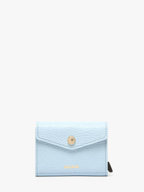 Porte-cartes Pebble Envelope Cuir Secrid Bleu pebble EPE