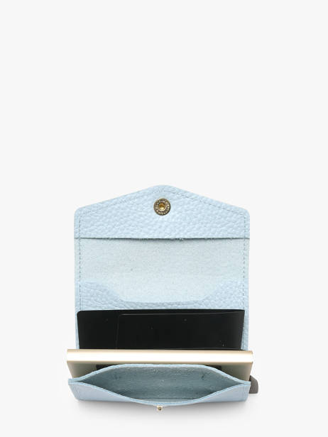 Porte-cartes Pebble Envelope Cuir Secrid Bleu pebble EPE vue secondaire 1