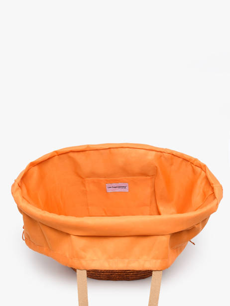 Shoulder Bag Milos Straw Les tropeziennes Orange milos TZ01 other view 2