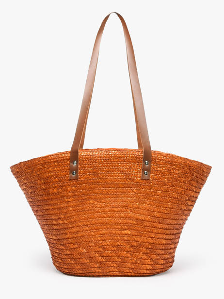 Shoulder Bag Milos Straw Les tropeziennes Orange milos TZ01 other view 3