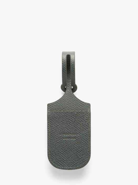 Longchamp Porte-clés cuir pliage one Etui passeport Argent