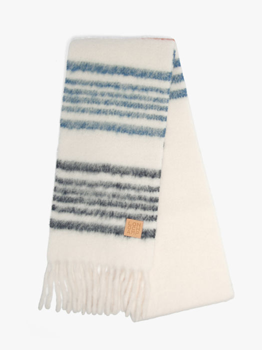 Longchamp Echarpe 80% wp 20%pa Foulard Beige