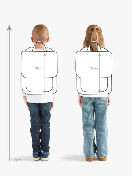 Sac à Dos 2 Compartiments Tann's Gris les fantaisies g 26742511 vue secondaire 1