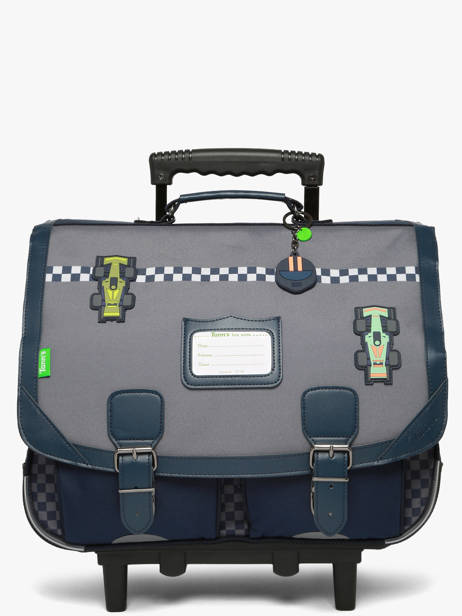 Cartable à Roulettes 2 Compartiments Tann's Gris les fantaisies g 26432511