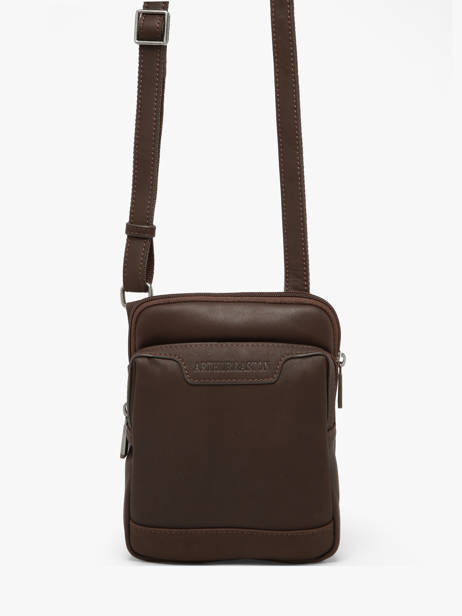 Sac Bandoulière Arthur & aston Marron arsene 6 vue secondaire 1