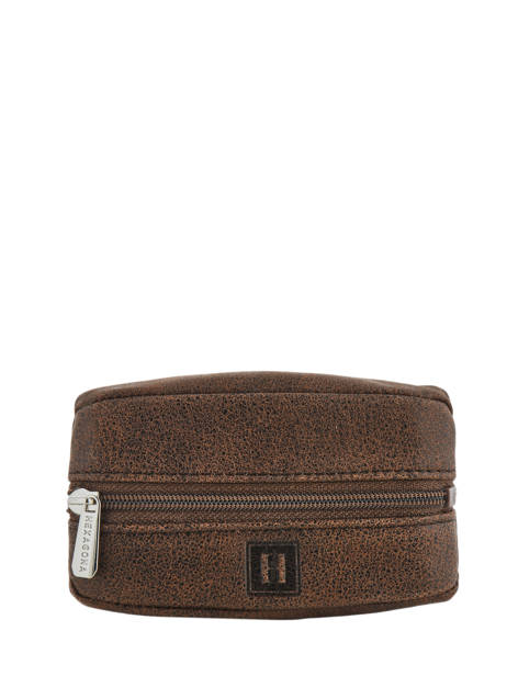 Coin Purse Leather Hexagona instinct 667297