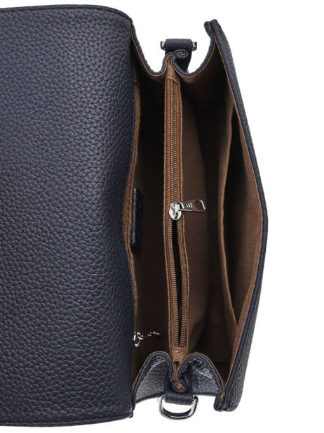 Leather Madrid Clutch With Shoulder Strap Hexagona Blue madrid 536554 other view 4