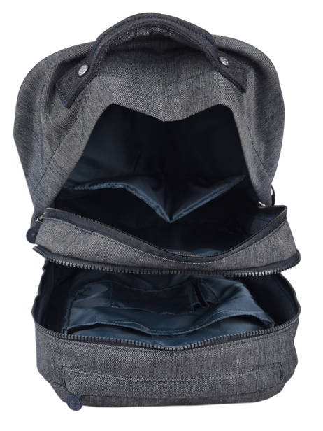 Wheeled Backpack Sari 2 Compartments Kipling Blue back to school 16310 other view 5