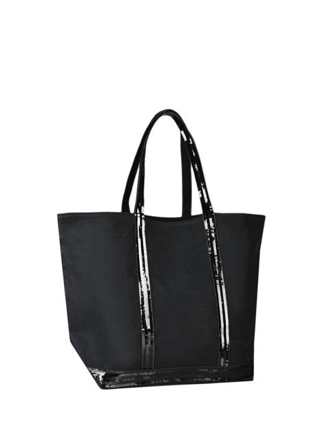 Le Cabas L Paillettes Vanessa bruno Noir cabas 1V40315 vue secondaire 3