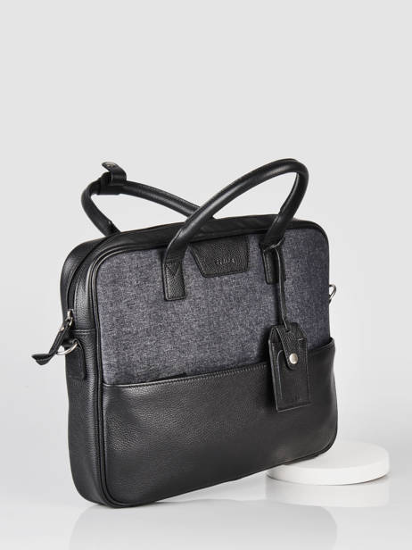Briefcase Light 1 Compartment Etrier Gray light ELIG8251 other view 3