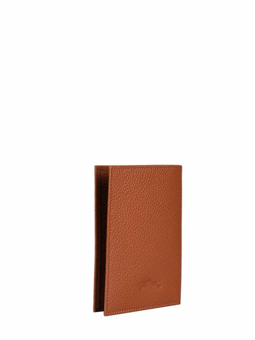 Longchamp Le foulonné Passport cover Brown