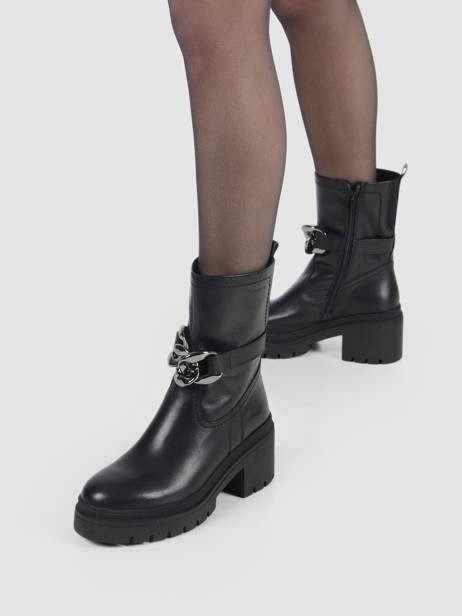 Boots En Cuir  Tamaris Noir women 37 vue secondaire 1