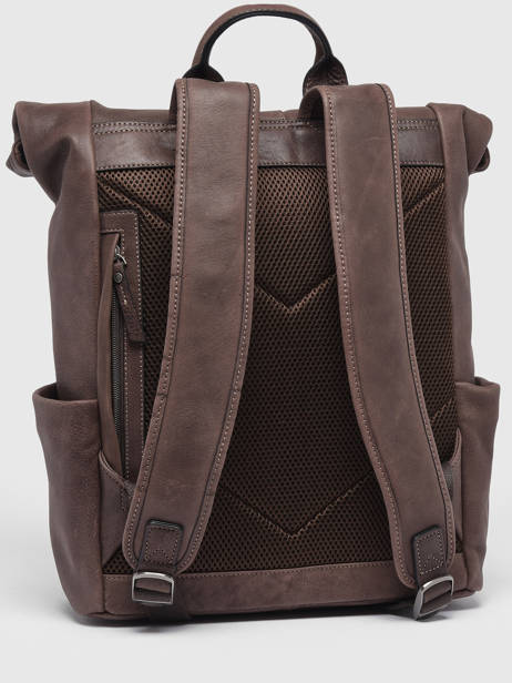 Leather Spider Backpack 2 Compartments Etrier spider ESPI8102 other view 4