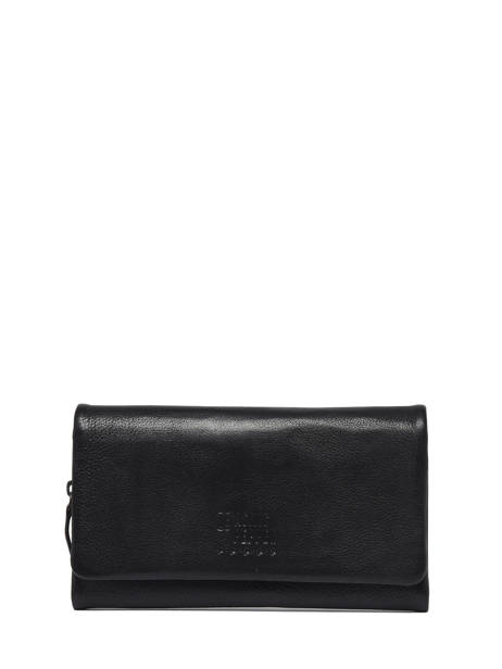 Compact Leather Smart Wallet Basilic pepper smart BSMA97