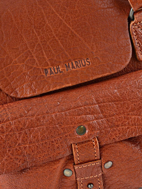 Sac Lerive Gauche M  Cuir Paul marius Marron vintage M vue secondaire 2