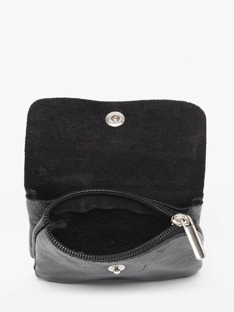 Porte-monnaie Nine Cuir Milano Noir nine NI22042N vue secondaire 1