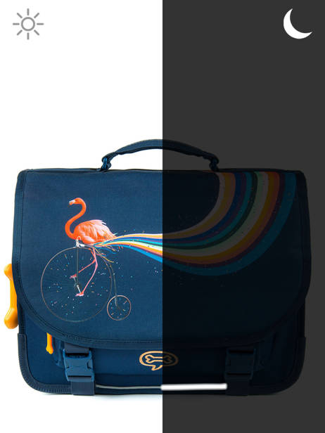 Satchel 2 Compartments Lily Girls Stones and bones Blue girls G other view 6