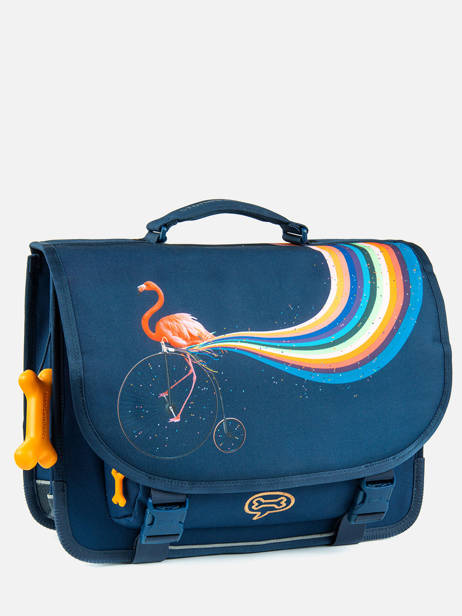 Satchel 2 Compartments Lily Girls Stones and bones Blue girls G other view 2